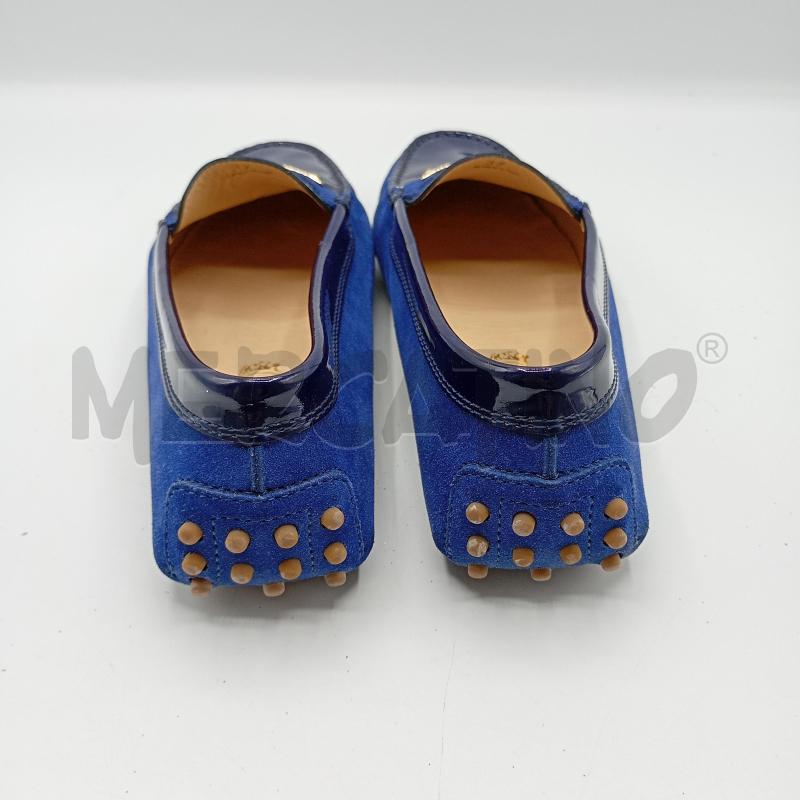 MOCASSINI DONNA TOD'S BLU SCAMOSCIATO E LUCIDA | Mercatino dell'Usato Burolo 4