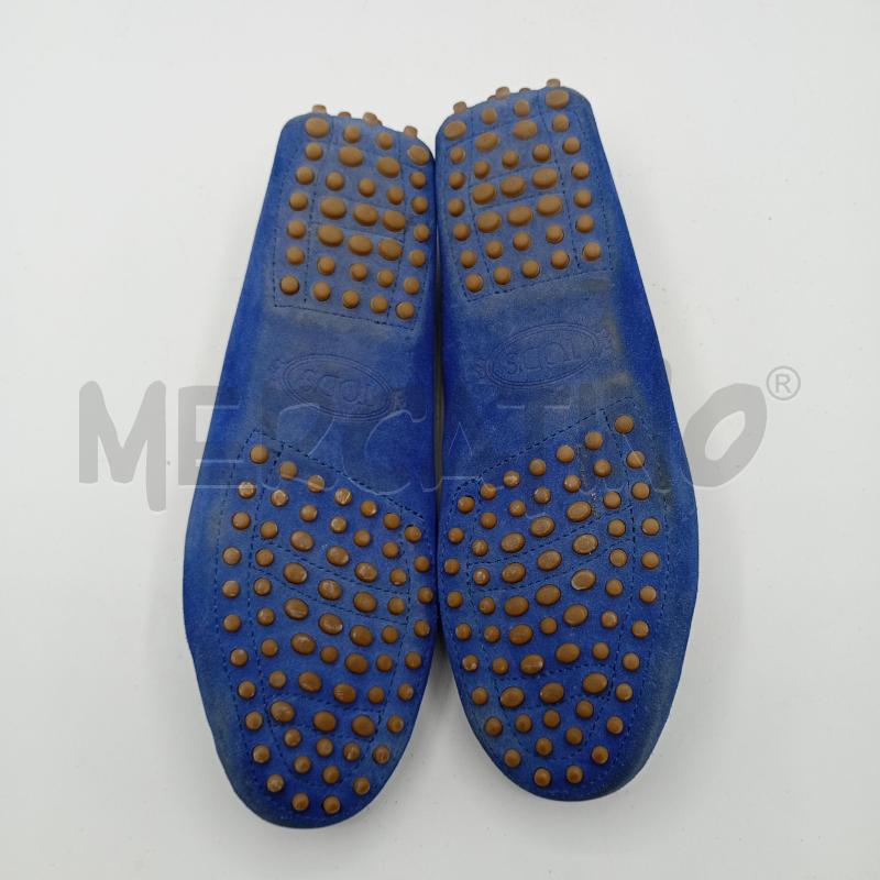 MOCASSINI DONNA TOD'S BLU SCAMOSCIATO E LUCIDA | Mercatino dell'Usato Burolo 5