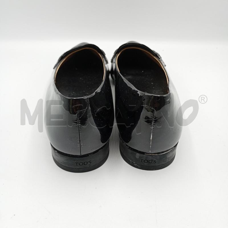 MOCASSINI DONNA TOD'S NERO LUCIDO+SCATOLA | Mercatino dell'Usato Burolo 4