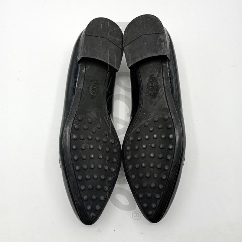 MOCASSINI DONNA TOD'S NERO LUCIDO+SCATOLA | Mercatino dell'Usato Burolo 5
