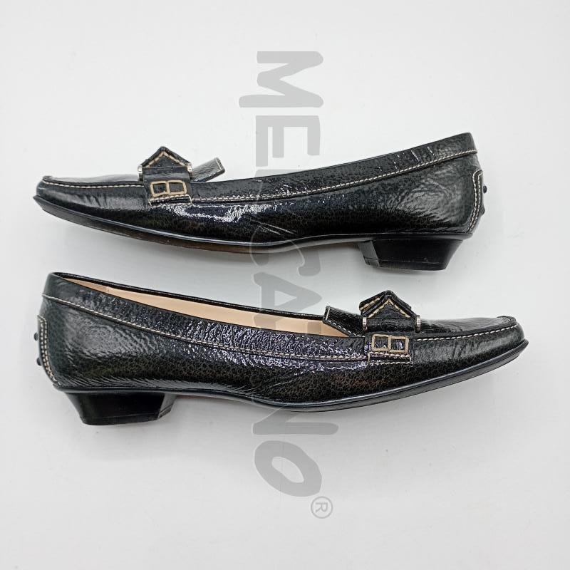MOCASSINI DONNA TOD'S NERO PELLE MARTELLATA | Mercatino dell'Usato Burolo 2