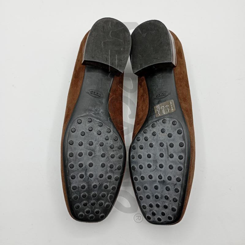 MOCASSINI DONNA TOD'S TORTORA SCAMOSCIATO  | Mercatino dell'Usato Burolo 5
