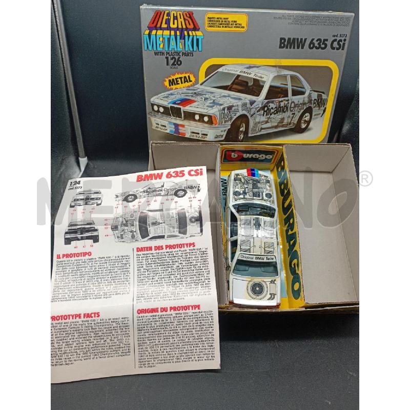 MODELLINO AUTO BMW 635 DA ULTIMARE CON  ADESIVI  | Mercatino dell'Usato Burolo 2