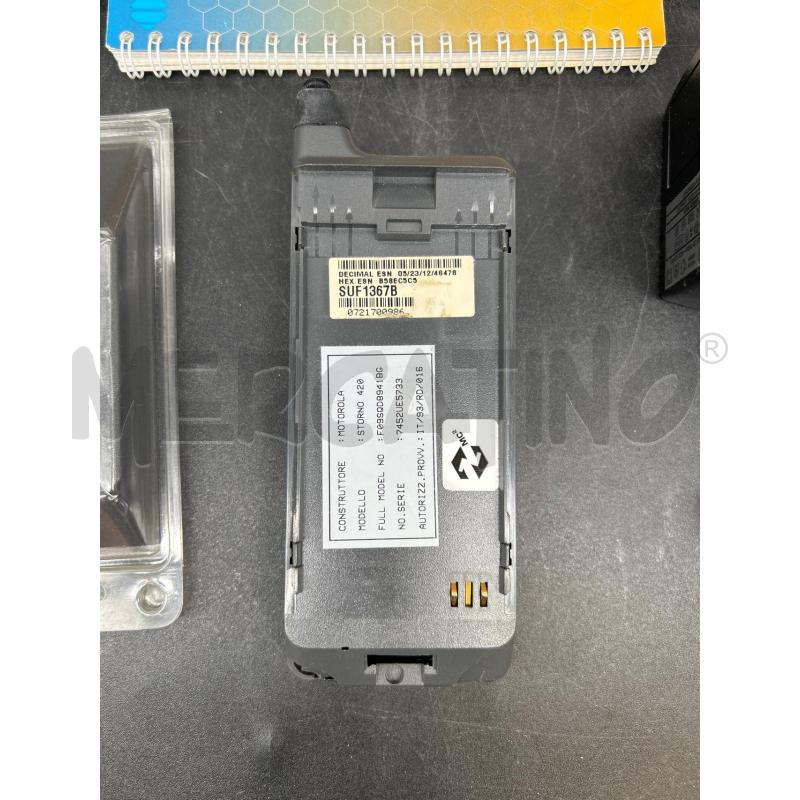 MOTOROLA STORNO 420 + SCATOLA + ACCESSORI | Mercatino dell'Usato Burolo 3