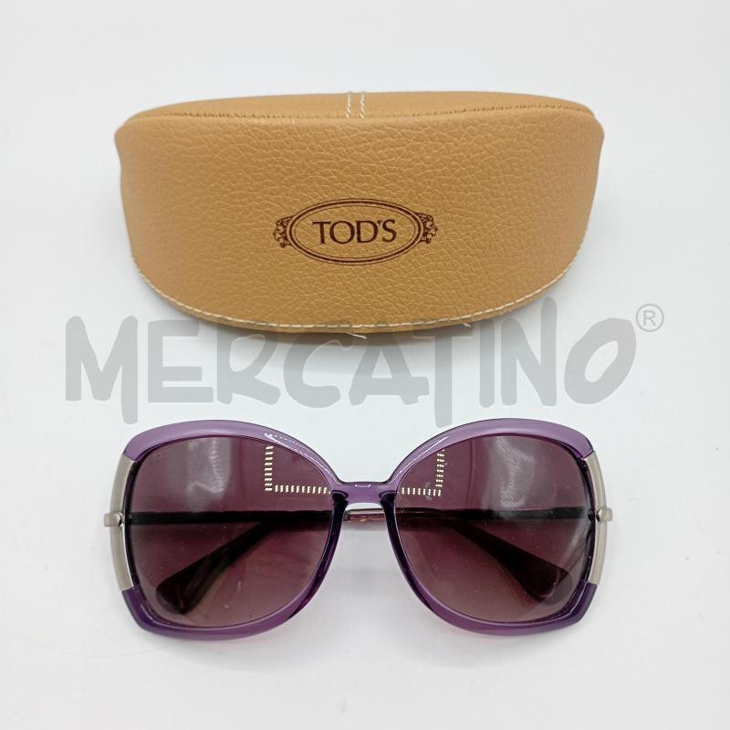 OCCHIALI DA SOLE TOD'S  VIOLA  INSERTI IN METALLO | Mercatino dell'Usato Burolo 1