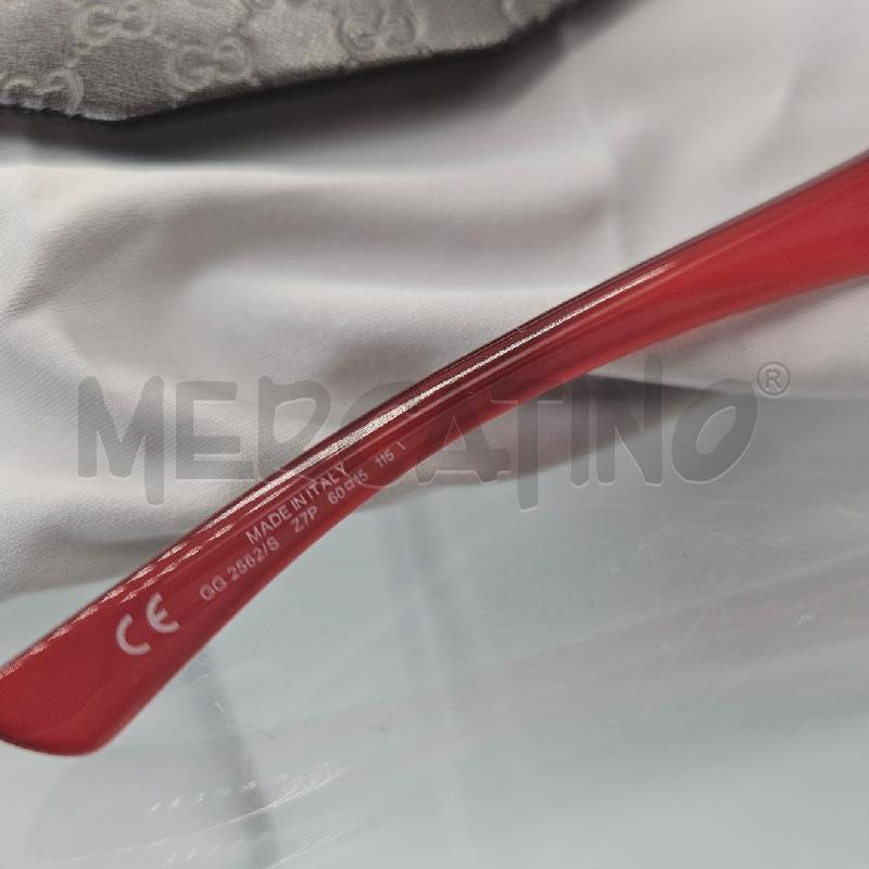 OCCHIALI DONNA GUCCI HORSEBIT ROSSI FUMÈ | Mercatino dell'Usato Burolo 3