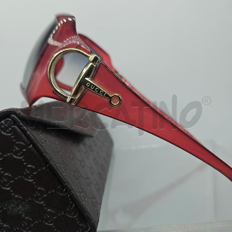 OCCHIALI DONNA GUCCI HORSEBIT ROSSI FUMÈ | Mercatino dell'Usato Burolo 4