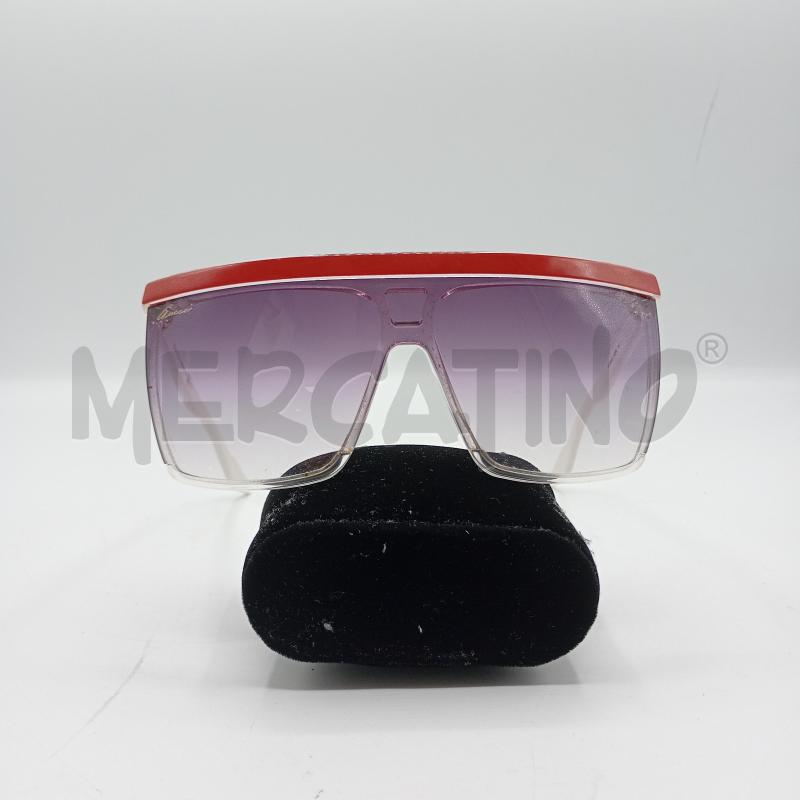 OCCHIALI GUCCI BIANCO ROSSO GG3554 S KS5BD  | Mercatino dell'Usato Burolo 1