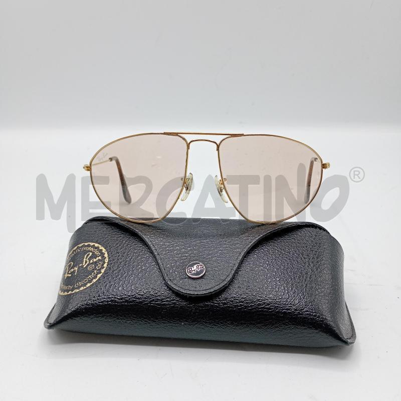 OCCHIALI RAYBAN B&L DORATI LENTE CHARA BACCHETTE DA SISTEMARE | Mercatino dell'Usato Burolo 1