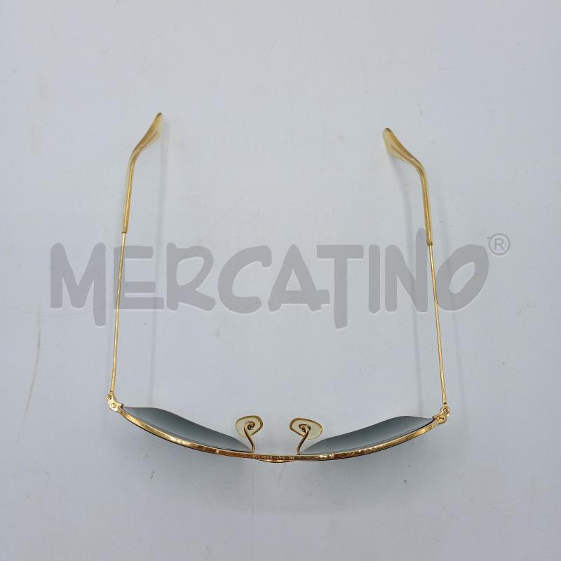 OCCHIALI RAYBAN DORATI LENTE VERDE+CUSTODIA | Mercatino dell'Usato Burolo 2