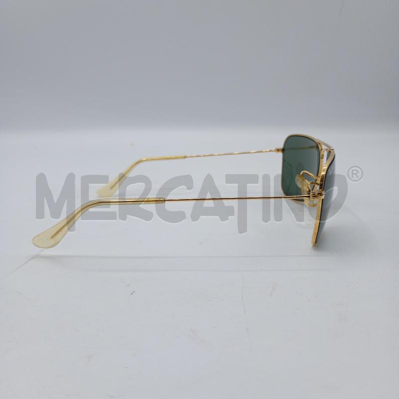 OCCHIALI RAYBAN DORATI LENTE VERDE+CUSTODIA | Mercatino dell'Usato Burolo 3