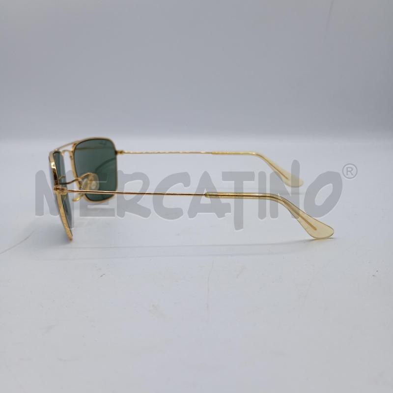 OCCHIALI RAYBAN DORATI LENTE VERDE+CUSTODIA | Mercatino dell'Usato Burolo 4