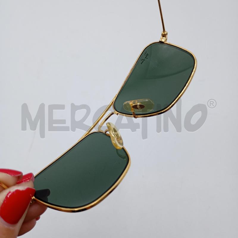 OCCHIALI RAYBAN DORATI LENTE VERDE+CUSTODIA | Mercatino dell'Usato Burolo 5