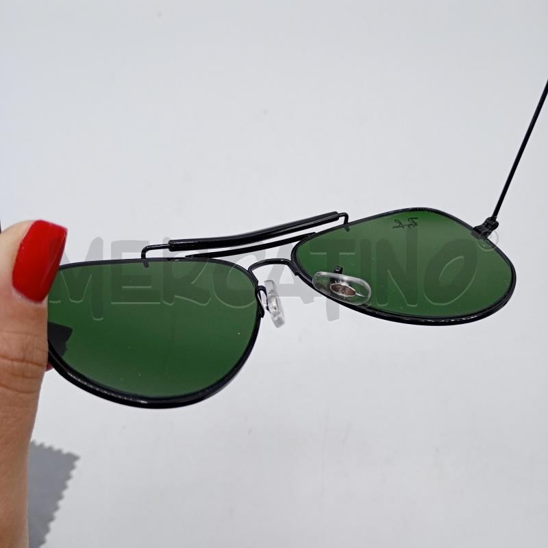 OCCHIALI RAYBAN NERO LENTE VERDE RB3030 6315 | Mercatino dell'Usato Burolo 5