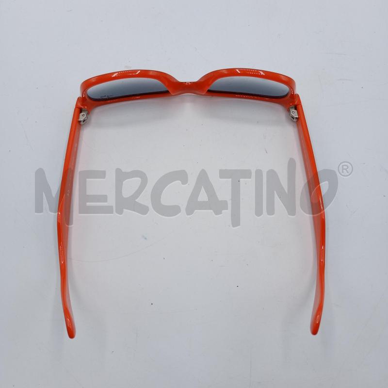 OCCHIALI UOMO RAYBA 2132 NEW WAYFARER ARANCIONE BLU + CUSTODIA  | Mercatino dell'Usato Burolo 4