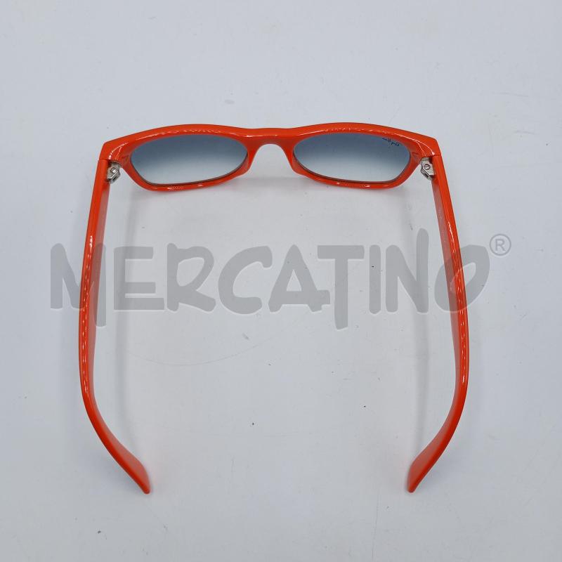 OCCHIALI UOMO RAYBA 2132 NEW WAYFARER ARANCIONE BLU + CUSTODIA  | Mercatino dell'Usato Burolo 5