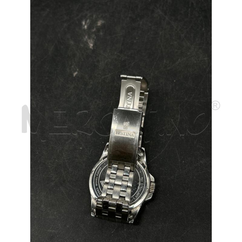 OROLOGIO ACCIAIO FESTIN QUADRO BLU | Mercatino dell'Usato Burolo 3