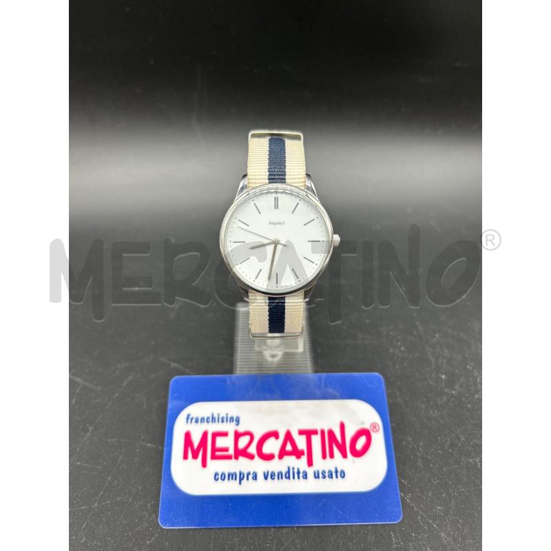 OROLOGIO ASPECT CINTURINO BIANCO BLU | Mercatino dell'Usato Burolo 1