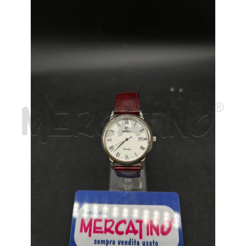 OROLOGIO BREIL CINTURINO PELLE ROSSO | Mercatino dell'Usato Burolo 1