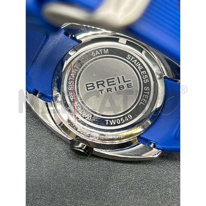 OROLOGIO BREIL CINTURINO SILICONE BLU + SCATOLA | Mercatino dell'Usato Burolo 4