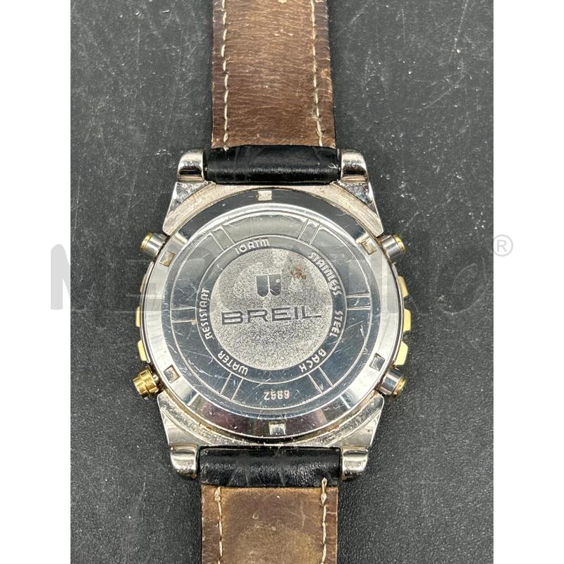 OROLOGIO BREIL CRONOGRAFOQUADRO NERO CINTURINO NERO | Mercatino dell'Usato Burolo 5