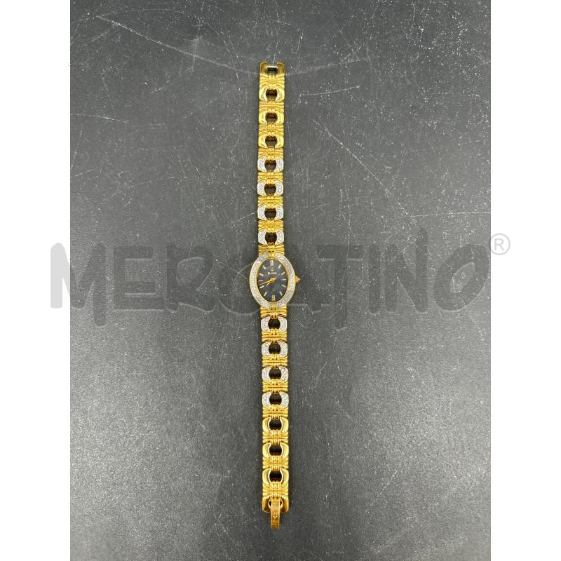 OROLOGIO BULOVA DONNA CON BRILLANNTI QUADRANTE NERO | Mercatino dell'Usato Burolo 1