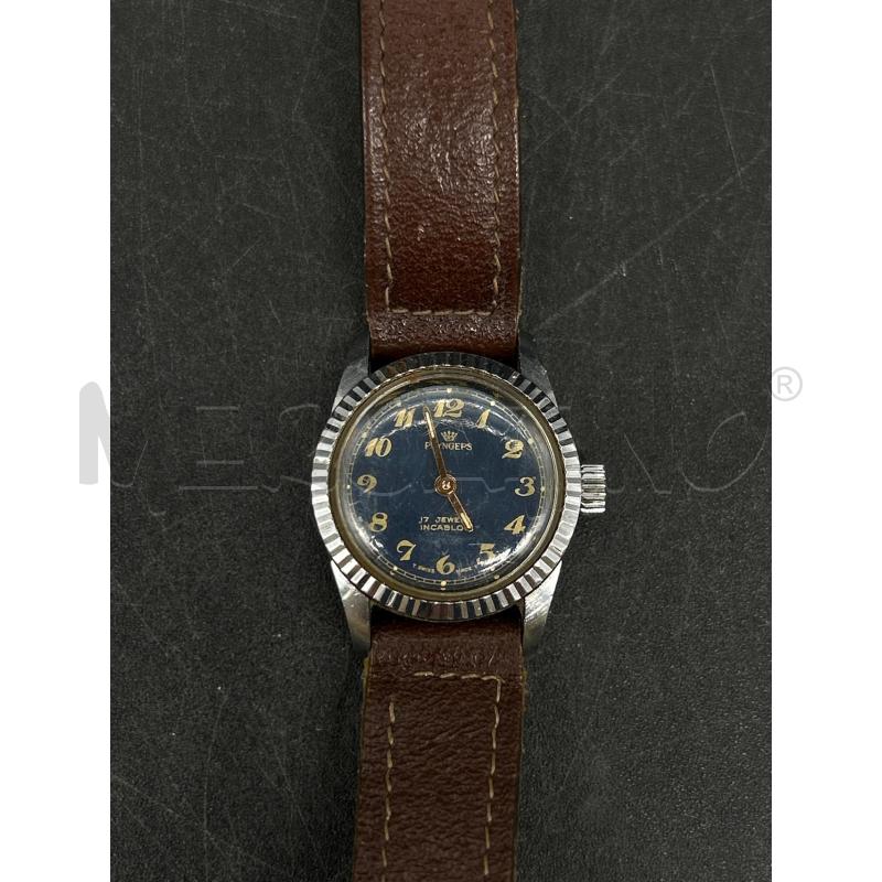 OROLOGIO CARICA MANUALE PRYNCEPS CINTURINO PELLE MARRONE | Mercatino dell'Usato Burolo 2