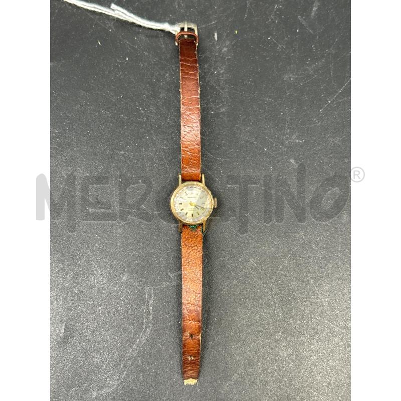 OROLOGIO CARICA MANUALE ROUNDEX CINTURINO MARRONE | Mercatino dell'Usato Burolo 1