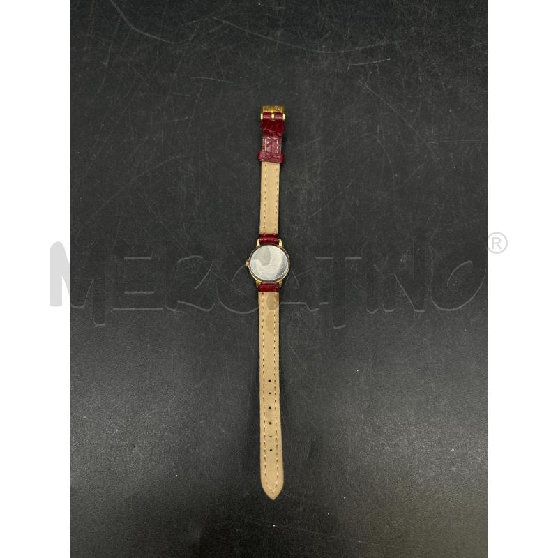 OROLOGIO CARICA MANUALE VINTAN CINTURINO ROSSO | Mercatino dell'Usato Burolo 3