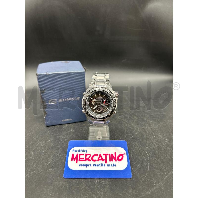 OROLOGIO CASIO EDIFICE ACCIAIO VETRO ZAFFIRO + ISTRUZIONI CON SCATOLA | Mercatino dell'Usato Burolo 1