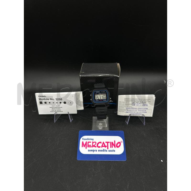 OROLOGIO CASIO F-91W CINTURINO GOMMA | Mercatino dell'Usato Burolo 1