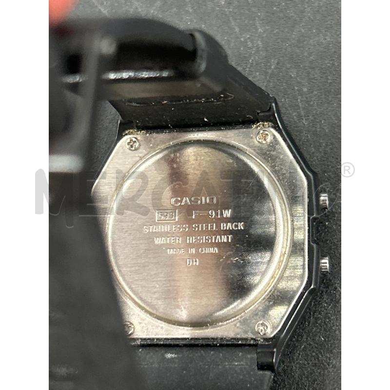 OROLOGIO CASIO F-91W CINTURINO GOMMA | Mercatino dell'Usato Burolo 4