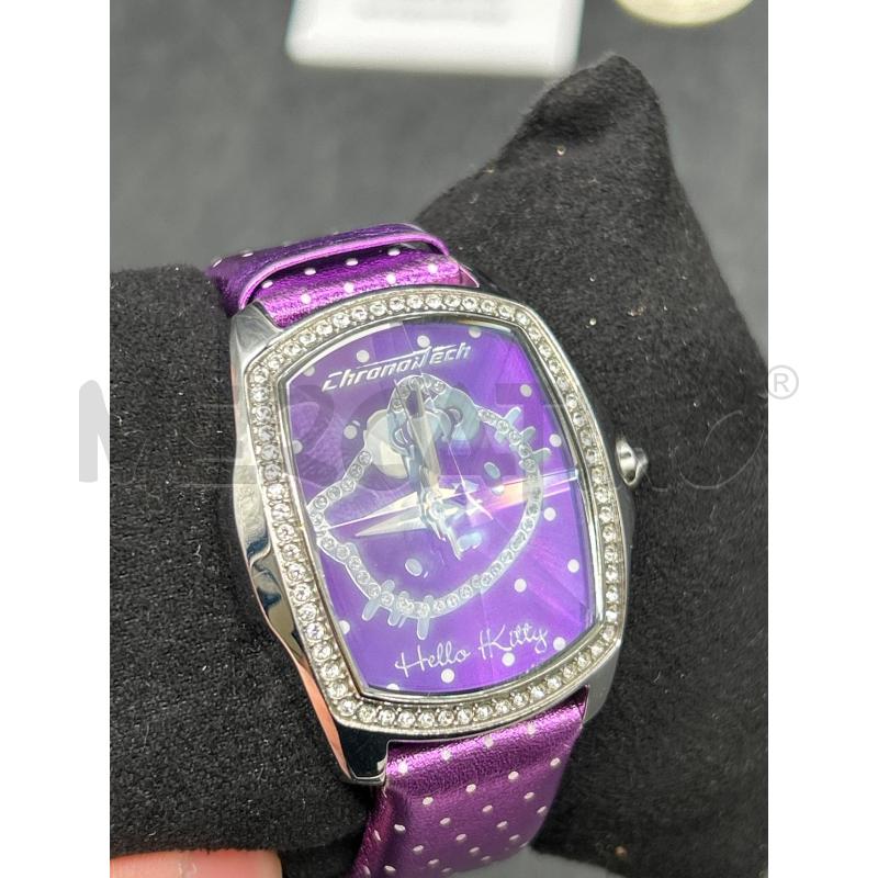 OROLOGIO CHRONOTECH X HALLO KITTY VIOLA + SCATOLA | Mercatino dell'Usato Burolo 2