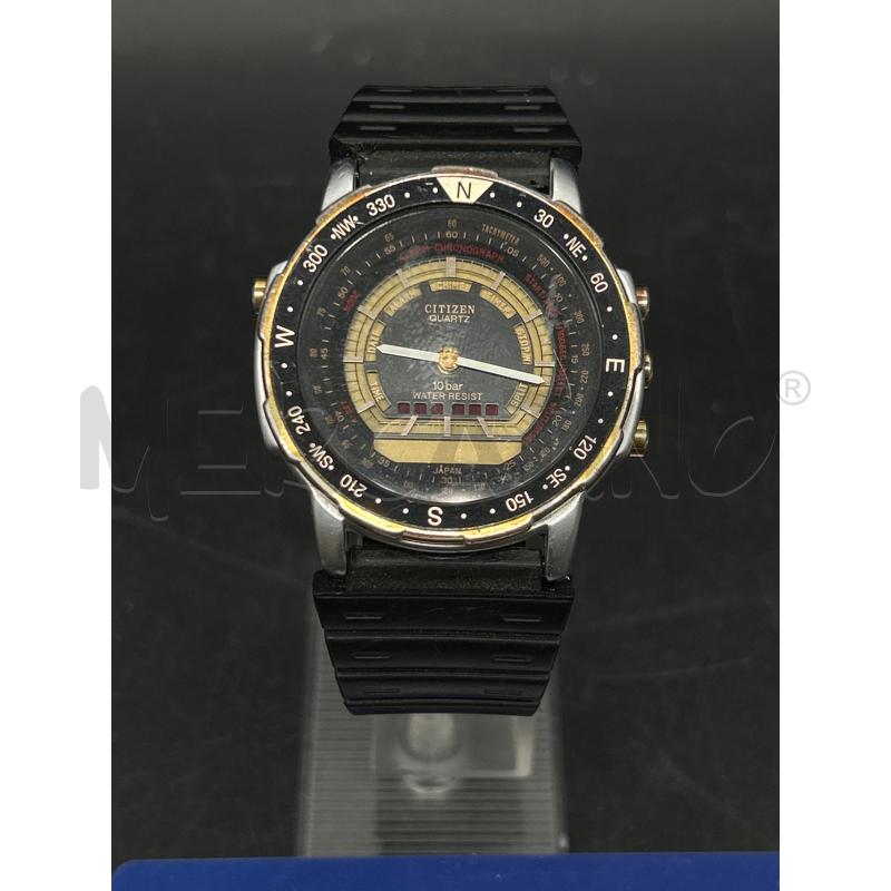 OROLOGIO CITIZEN ANAL DIGITALE CINTURINO GOMMA | Mercatino dell'Usato Burolo 2