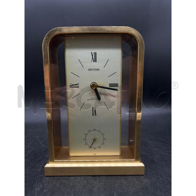 OROLOGIO DA TAVOLO METALLO DORATO | Mercatino dell'Usato Burolo 1
