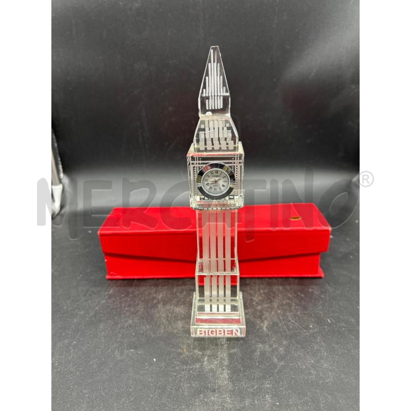 OROLOGIO DA TAVOLO VETRO CAMEY BIGBEN | Mercatino dell'Usato Burolo 1