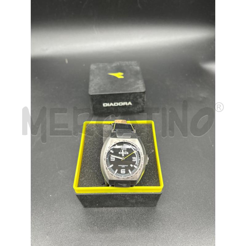 OROLOGIO DIADORA CINTURINO PELLE NERA | Mercatino dell'Usato Burolo 1