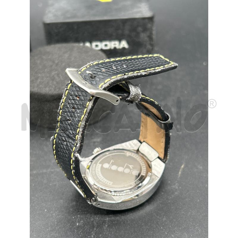 OROLOGIO DIADORA CINTURINO PELLE NERA | Mercatino dell'Usato Burolo 4