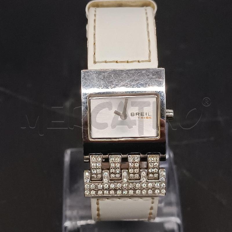 OROLOGIO DONNA BREIL CON BRILLANTINI CINTURINO BIANCO | Mercatino dell'Usato Burolo 2