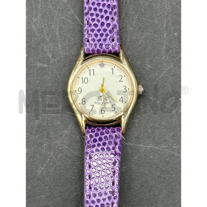 OROLOGIO DONNA STELMAN CINTURINO VIOLA | Mercatino dell'Usato Burolo 2