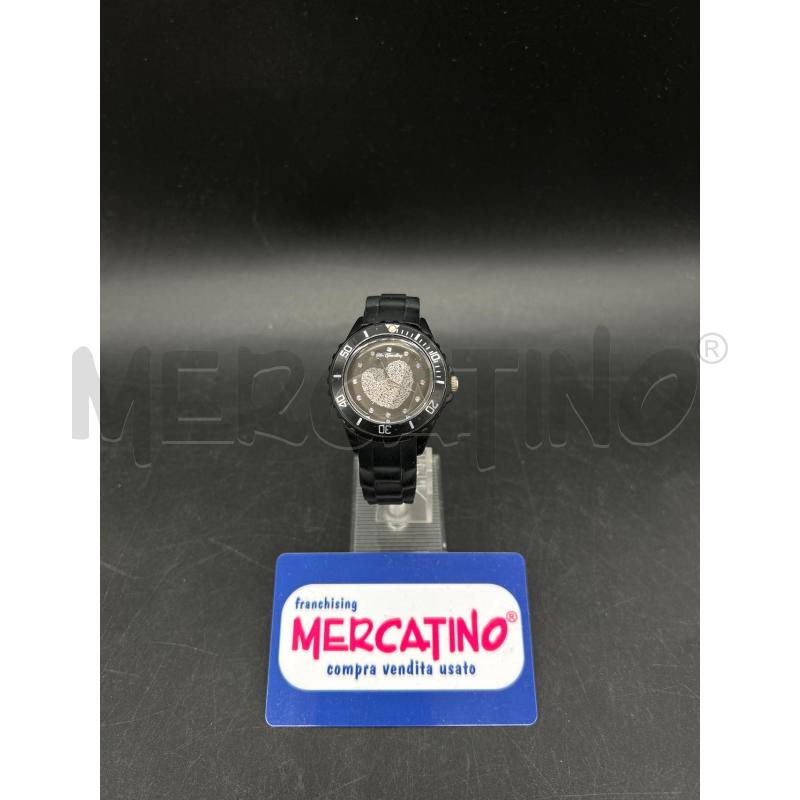 OROLOGIO GOMMA NERA CON BRILLANTINI | Mercatino dell'Usato Burolo 1