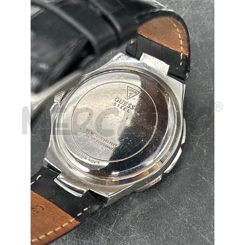 OROLOGIO GUESS NERO CON BRILLANTINI CINTURINO NERO | Mercatino dell'Usato Burolo 4