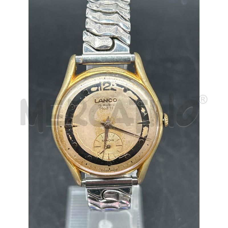 OROLOGIO LANCO 15 RUBIS MOD 11 FUNZIONANTE  | Mercatino dell'Usato Burolo 2