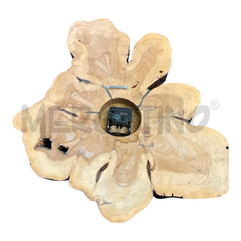OROLOGIO LEGNO ARTIGIANALE TRONCO RESINATO  | Mercatino dell'Usato Burolo 2