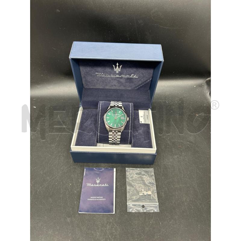 OROLOGIO MASERATI ACCIAIO CON SCATOLA  | Mercatino dell'Usato Burolo 1