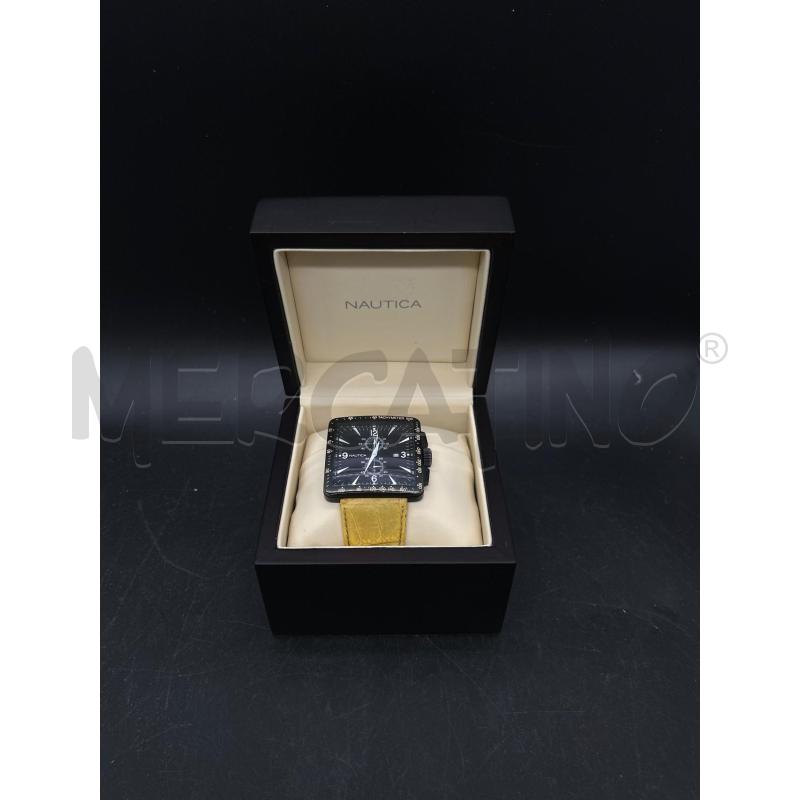 OROLOGIO NAUTICA CINTURINO PELLE GIALLO | Mercatino dell'Usato Burolo 1