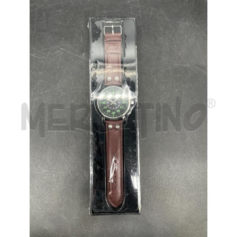 OROLOGIO QUADRO NERO CINTURINO PELLE | Mercatino dell'Usato Burolo 1