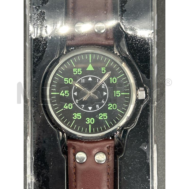 OROLOGIO QUADRO NERO CINTURINO PELLE | Mercatino dell'Usato Burolo 2