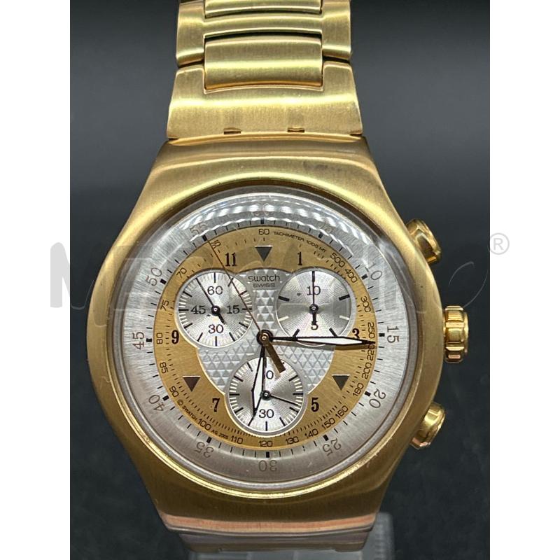 OROLOGIO SWACHT IRONY CHRONO GOLD CHEST METALLO | Mercatino dell'Usato Burolo 2