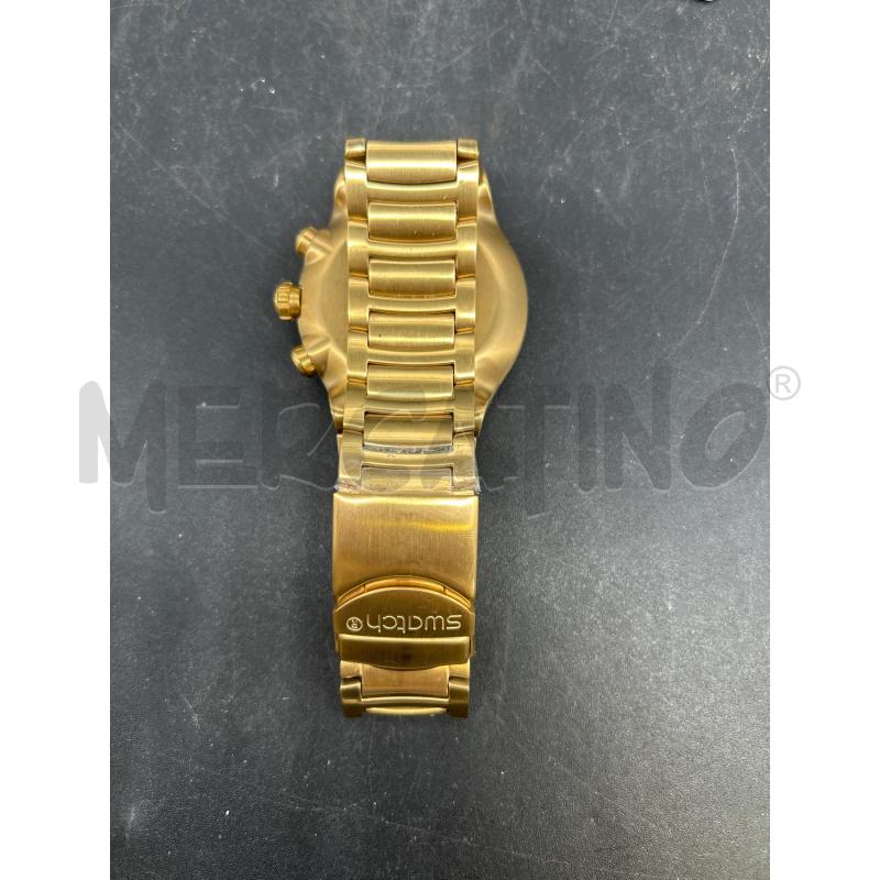 OROLOGIO SWACHT IRONY CHRONO GOLD CHEST METALLO | Mercatino dell'Usato Burolo 4